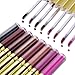 DE'LANCI Metallic Matte Liquid Lipstick Lip Gloss Waterproof Long Lasting Lip Kit 8Pcs/set