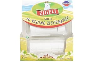 ‎SENNER-ALPKÄSE-CLASSIC-BOX Zigeli Ziegenfrischkäsetaler 10 Stück á 20 g, 45% Fett 200 g Packung