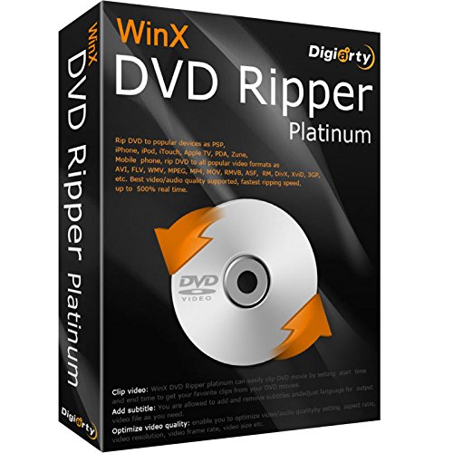 WinX DVD Ripper Platinum - Socio oficial de DIGIARTY WinX DVD  Para descargar  sin CD   DVD 