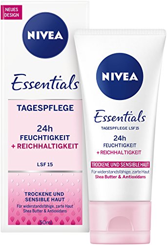 Nivea Reichhaltige Tagespflege für trockene und sensible Haut, 4er Pack (4 x 50ml)