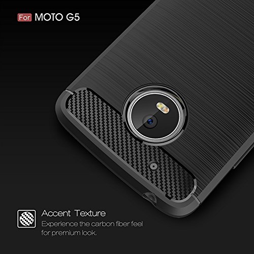 Lenovo Moto G5 Funda Estuyoya Silicona Efecto Carbono funda trasera Dise o Duradero alta calidad Antigolpes Gel Flexible Carcasa para Moto G5 - Negro reviews Lenovo Moto G5 Funda Estuyoya Silicona Efecto Carbono funda trasera Dise o Duradero alta calidad Antigolpes Gel Flexible Carcasa para Moto G5 - Negro