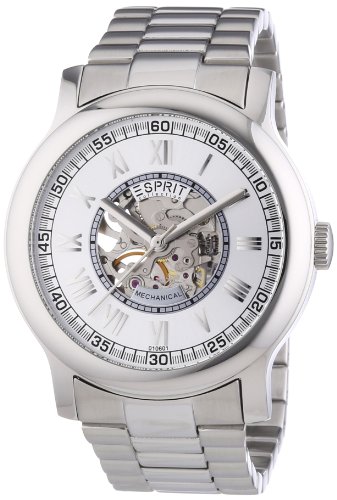 Esprit Collection Herren-Armbanduhr Xl Agenor Black Analog Handaufzug Edelstahl