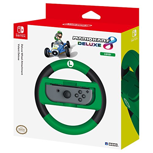 HORI NSW-055U Nintendo Switch Mario Kart 8 Deluxe Lenkrad (Luigi Version)