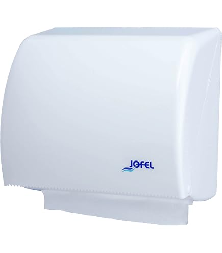 Portarotolo Industriale Dispenser Carta Igienica Clar Systems I-nova - Bianco, Capacità 300 Metri Carta Mani Per Dispenser - 7
