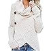 Produktbild Btruely Sweatshirt Damen Winter Herbst Pullover Frauen Outwear Langarm Cardigan Slim Fit Sweater Asymmetrisch Tops