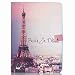 Produktbild Ledertasche Smartcover Hülle für iPad Pro 12.9 - Skitic Ultra Slim Lightweight PU Leder Flip Etui Tasche Schutzhülle Schale Smart Shell Case mit Auto Schlaf / Wach Funktion und Standfunktion für Apple iPad Pro 12.9 Zoll 2015 Tablet - Paris je t'aime