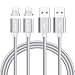 Produktbild Magnetisches iPhone Kabel, ZKAPOR [2Pack, 1m] Magnetic Lightning Ladekabel Magnet Nylon Lightning Datenkabel Schnellladekabel für iPhone XS/XS Max/XR/ X/ 8/ 8Plus/ 7/ 7Plus/ 6s/ 6/ 6Plus/ 5/ SE