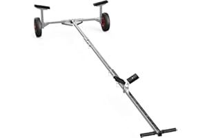 SUPROD Foldable Launching Trolley, for Inflatable Boats, Dinghies, TR260-B, black/red