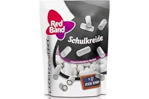 CLOETTA Red Band Schulkreide - Schulkreide - 8 x 175 g Beutel | Original Dutch Qualität Lakritzkonfekt (Import)