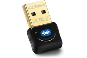 Maxesla USB Bluetooth Adapter PC 4.0, Wireless Bluetooth Receiver for Windows 10/8/7/Vista/XP Laptop PC, Bluetooth Dongle for Bluetooth Speaker, Headset, Keyboard, Mouse, Game Controller, Black