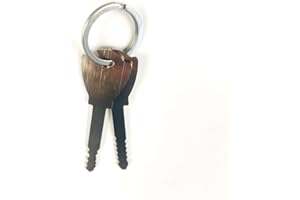 TPM Go 2 chiavi universali per serratura dell'armadio, serratura dell'auto, serratura del cassetto, argento