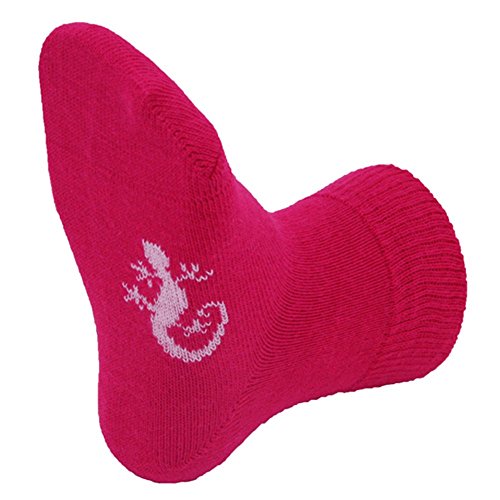 Little Grippers Dark Pink 12-24 months Baby Socks with Stay On Technology