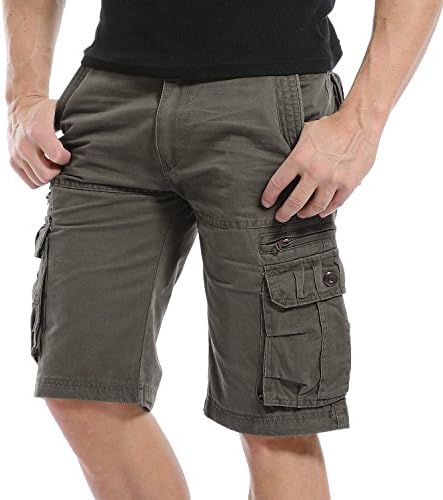 HAKU Hakjay Mens Cargo Shorts Army Shorts-Tu Jun-36