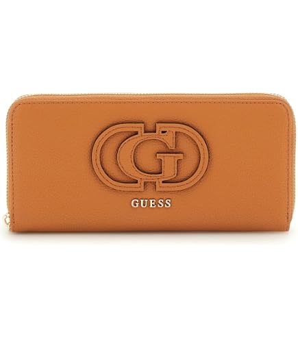 Portefeuille GUESS - Imitation Croco Chameau - Style Rétro - Neuf Avec étiquettes - Livraison USA Offerte