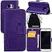 Produktbild S7 Case, Galaxy S7 Case, DRUnKQUEEn Wallet Case with Cellphone Holder - PU Leather Cover Purse Slim Fit Card Slot for Samsung Galaxy S7 G930