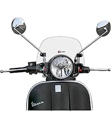 F.FABBRI ACCESSORI 3653/LS parabrezza fabbri summer fumè chiaro 430x360mm per piaggio liberty s 50-125-150