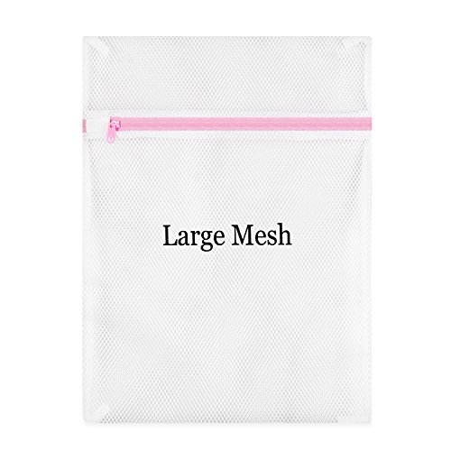 comprare on line GoFriend, set di 6 sacchetti a rete per il bucato, borse a rete per il bucato riutilizzabili con cerniera, maglia fine e maglia stretta per lavaggio lingerie, calzini, calze e biancheria intima prezzo