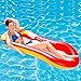 Produktbild Jackson Wang Pool Hängematte, Wasser Sofa mit Kopfteil, Wasser-Hängematte Schwimmliege Wasserhängematte Wasserliege aufblasbares, Luftmatratze Pool Lounger Liege für Sommer im Freienschwimmen,Red