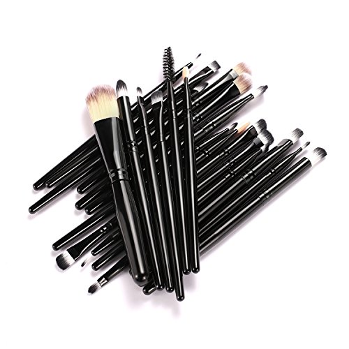 Pinselset BESTOPE 20 Stück Make Up Pinsel Professionelle Pinselsets Auftragen von Lidschatten Eyeliner Foundation Rouge Lippenkosmetik Schminke Bürsten Anzüge für Puder und Flüssiger Cremiger Kosmetik - 9