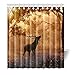 Produktbild Violetpos Duschvorhang Baum Hirsch Camo Hochwertige Qualität Badezimmer 160 x 180 cm