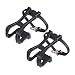 Produktbild Chirsemey Fahrradpedal Zehenclip Und Riemen, Nylon Mountainbike Pedal Zehenclip Riemen, Für Mehrzweckpedal MTB Spin Bike, 9/16 Zoll Spindel
