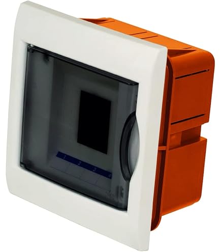 Gewiss GW-40608 Centralino Con Porta Trasparente Fumé Da Incasso 18M Ip40 88480788