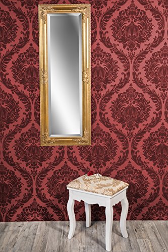 Schmaler Wandspiegel antik gold Barock LINA 110 x 40 cm - 2