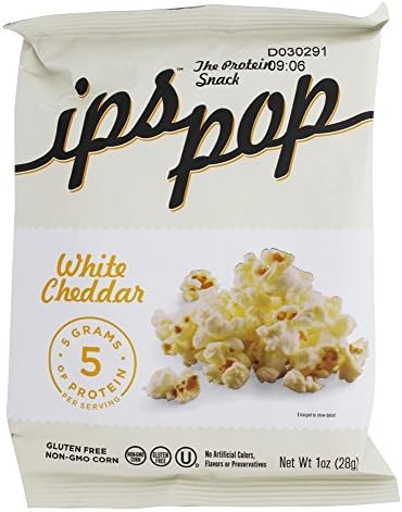 Ips Snacks - Protein Pop Popcorn White Cheddar - 1 oz.