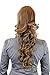 Produktbild WIG ME UP - Haarteil/Zopf/Pferdeschwanz voluminös lockig sehr lang 60 cm + neues Tragesystem: Mini-Butterfly-Klammer, Steckkämme & Gummizug Hellbraun WK08-14