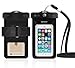Produktbild db DBPOWER Wasserdichte Hülle, Wasserfeste Handyhülle, Staubdichte und Stoßfeste Beutel Tasche mit Armband für iPhone 4/4s/5/5s/6/6s/6 plus/6s plus, Samsung Galaxy s3/s4/s5/s6, Note 4/3/2 und Andere Smartphones bis zum 6,0 Zoll (Schwarz)