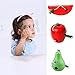 Price comparison product image Carpenter worm Eating Apples and Pears and Watermelons Model Familizo Wooden Puzzle Threading Toys & Hobbies Small Size Early Learning Educational Toy Gift Baby Kids Intellectual Developmental (A: 1 * Apple, 1 * Worm)