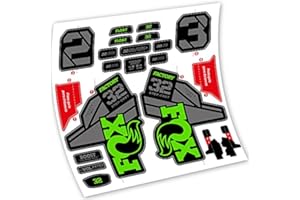 VINILOSBICI Autocollants en vinyle adhésifs Fox 32 Factory Kashima 2021 Fourche (Apple Greeen)