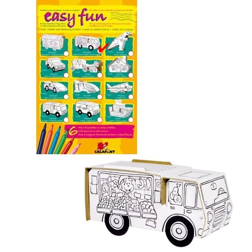 Preisvergleich Produktbild CALAFANT Marktwagen, malen und basteln