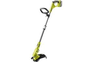 RYOBI Coupe-Bordures sans Fil 18V One+ RLT183250F – Largeur Ø25-30cm, Batterie 2.5Ah + Chargeur, Système EasyEdge, Léger et Précis, Idéal pour Bordures, Massifs et Talus - Autonomie 50min