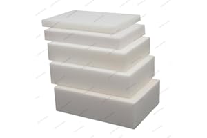 MUSA MUSA High Density White Upholstery Foam Sheet (12x12x1IN) High Chair Sofa Bed Bench Cushion Seat Pads Sofa Cushions Wheelchair Cushion Chair Pads Floor Cushion Foam Cut to Size