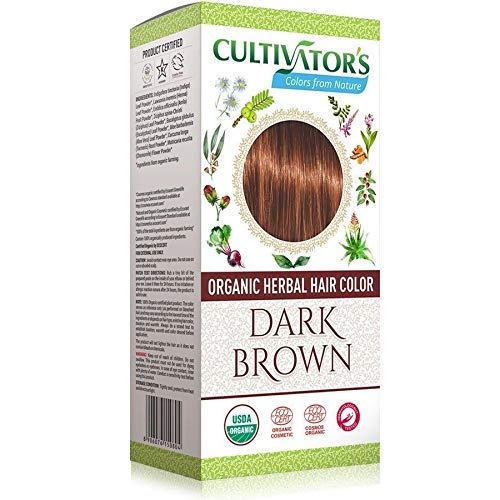 Cultivator's Organic Herbal Hair Colour - Dark Brown 100g