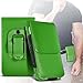 Produktbild ( GREEN ) Nokia X6 Stilvolle Kunstleder Gürtel-Holster Flip Pouch Tasche Halter i-Tronixs