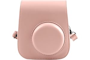 ZEEREE Etui ochronne dla Fujifilm Mini 8 / Mini 8S / Mini 9 / Mini 11 / Mini 12 - skórzana torba na aparat fotograficzny, z paskiem na ramię, pokrowcem ochronnym i przenośnym, kompatybilna z aparatem