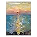 Produktbild LKYH Home Decoration Wandkunst Leinwand Poster   Druck auf Leinwand Gemälde Bild   Öl Unfamde Drawing Sunrise and Sunset Seascape