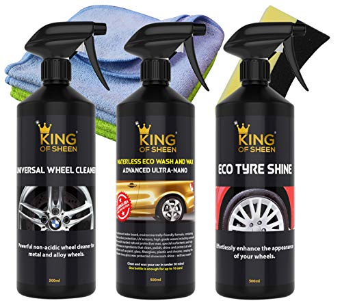King of Sheen - Kit di pulizia dell'automobile esterna