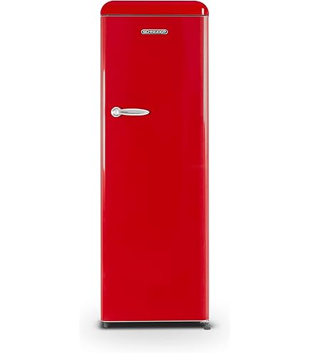 Réfrigérateur Schneider Vintage 337L - 1 Porte Bleu Froid Brassé - Économe En Énergie