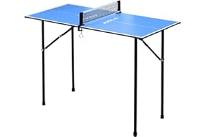 ‎JOOLA JOOLA Tischtennisplatte Mini, Indoor Tischtennistisch, Freizeittisch Inklusive Tischtennisnetz