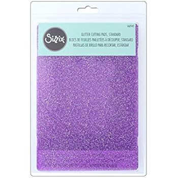 sizzix cutting standard accessory pads mint pair cm glitter pad purple silver