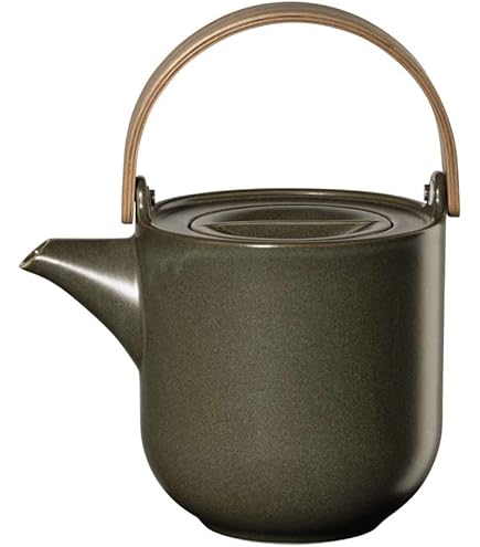 Grande théière avec passoire 2,5 litres - Plinthe - Presque noire