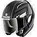Produktbild SHARK Motorradhelm Hark Evoline 3 Corvus Mat, Schwarz/Weiß, Größe S