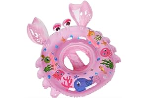 ZSYIULIA Baby Float 6-12-18-36 Months, Inflatable Baby Swim Ring with Safety Seat | Toddler Swimming Float for 1 2 3 Year Old, Soft Padded Design, Bath & Pool Accessories