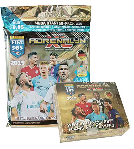 Preisvergleich Produktbild Panini FIFA 365 - 2019 Adrenalyn XL - 1 Display + 1 Starter