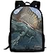 Produktbild HOJJP Schultasche Spinosaurus Dinosaur Swimming Water Resistant Travel Hiking Backpack Daypack Camping Outdoor Backpack