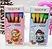 Homgaty 8Pcs Novelty Cute Matches Style Eraser Rubber Stationery Kid Gift
