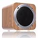 Produktbild Bluetooth Lautsprecher Holz, ZENBRE F3 6W tragbarer Bluetooth 4.0 Lautsprecher mit 10 Stunden Laufzeit, kabellose Computer Lautsprecher mit verbessertem Bass Resonator. (Weiße Eiche)